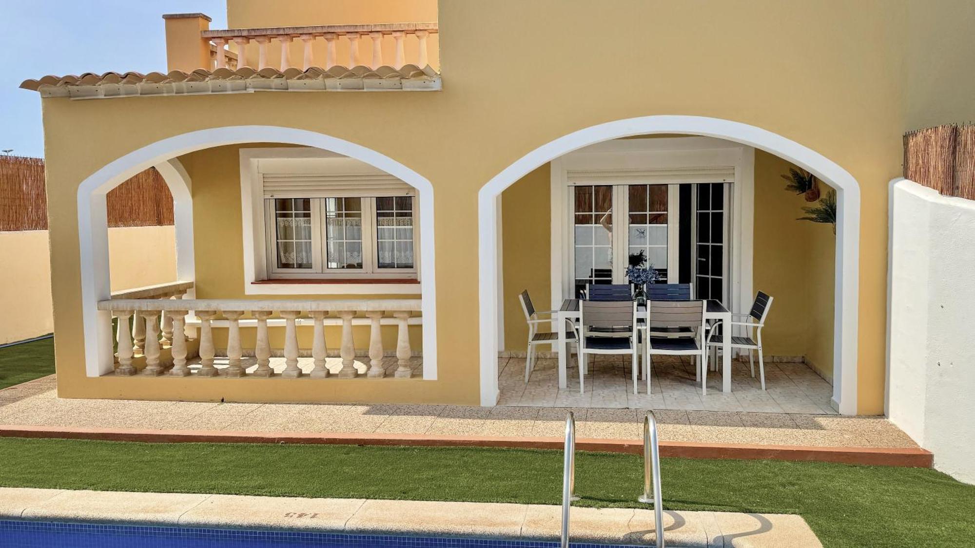 Chalet Villafranca Menorca Con Piscina Privada Cala 'n Bosch Buitenkant foto